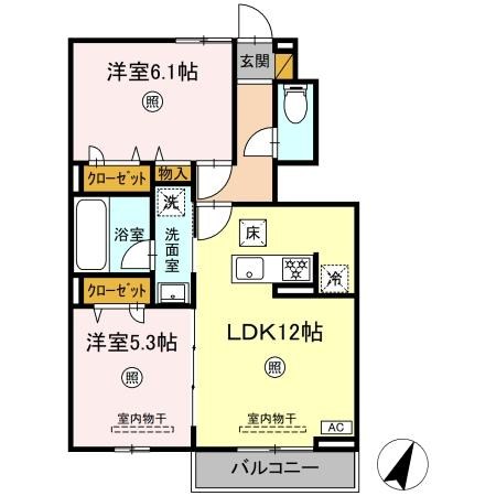 Orto Sole 間取り図