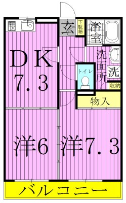 Ｗｅｓｔｅｎ　Ｆｅｌｄ（ウェステン　フェルト） 間取り図