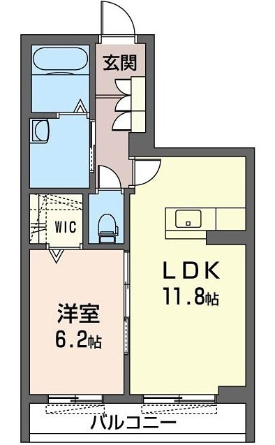 アドニス柏 302号室 間取り