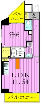 メゾンドソレイユ 間取り図