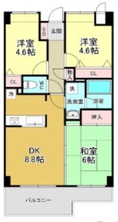 コスモファミリアマンション 間取り図