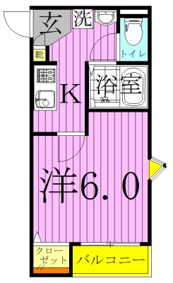 グランクオール西綾瀬  間取り図