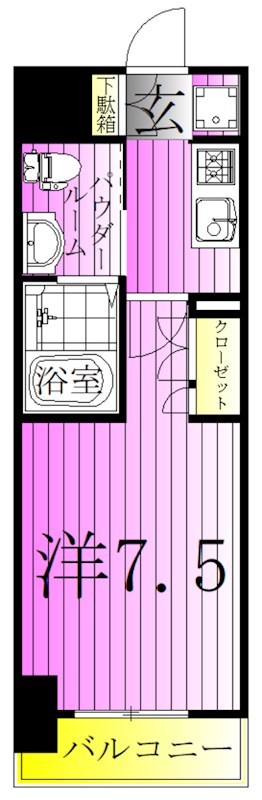 La　Douceurお花茶屋Ⅰ 間取り図