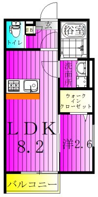 KEIAI RESIDENCE 南柏 間取り