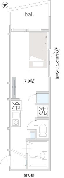 ブロッサムテラス町屋 間取り図