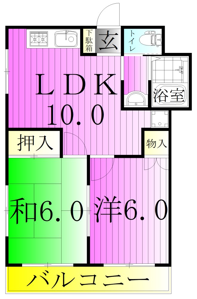 メゾン八千代 間取り図