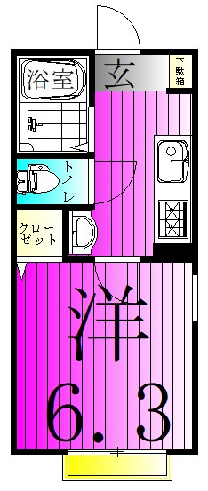 Limiere　Mutsumi～ルミエール六実～ 101号室 間取り