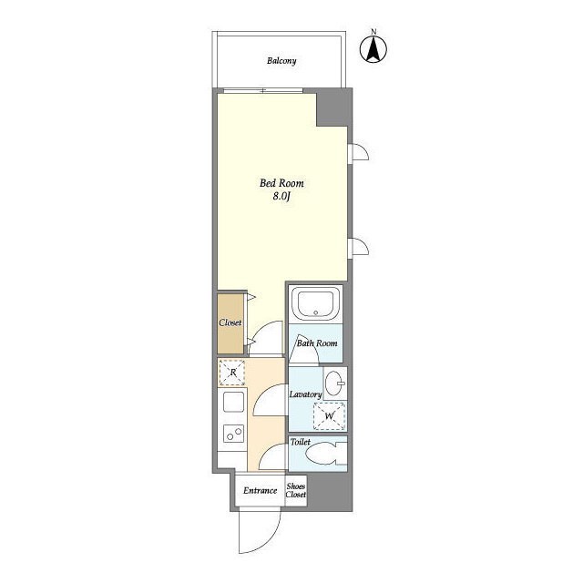 グランカーサ南千住 間取り図