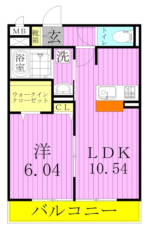 セジュール西新井 間取り図