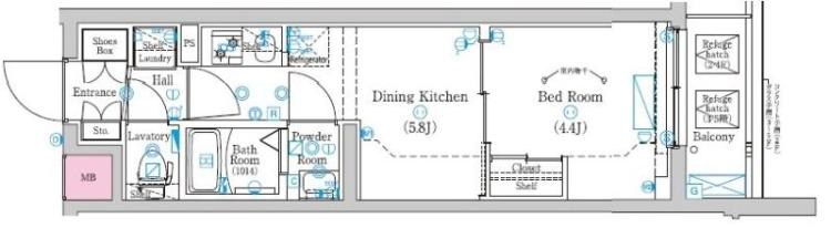 Mind　Umejima 間取り図