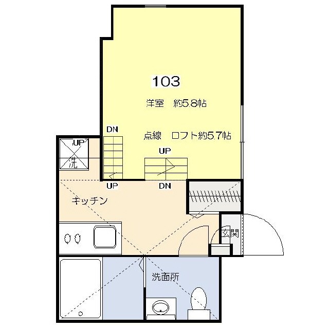 セレーナあらかわ遊園 間取り図