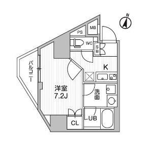 コンフォリア・リヴ千住 間取り図