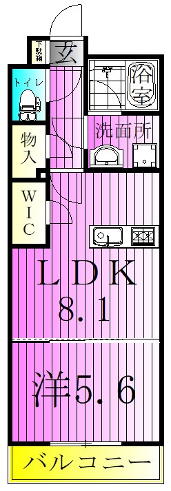 SPコート保塚町 間取り図