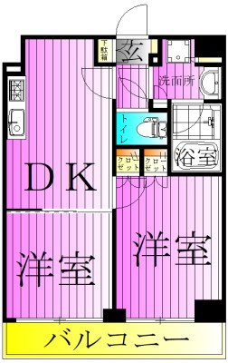 ルーブル綾瀬 間取り図