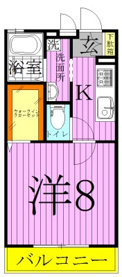 フォンティーヌ 間取り図
