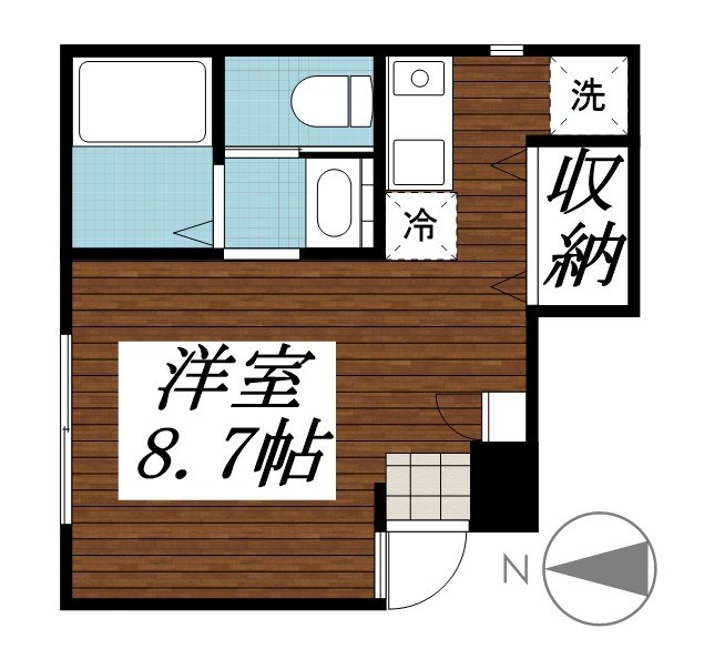 ベレガンス流山松ヶ丘Ⅱ 102号室 間取り