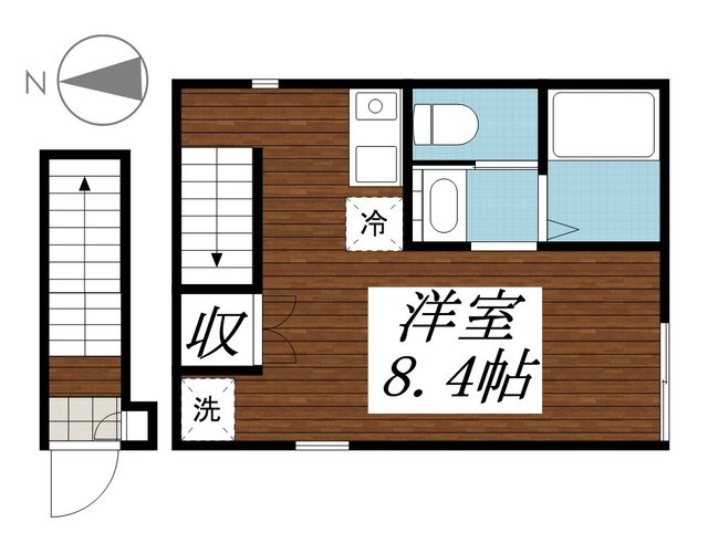 ベレガンス流山松ヶ丘Ⅱ 201号室 間取り