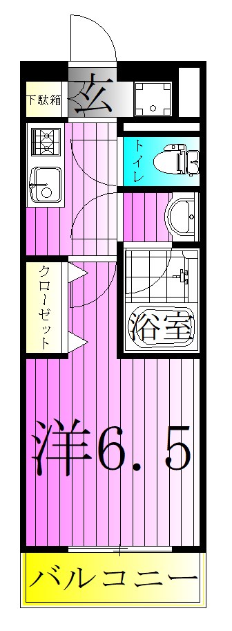 DIPS亀有駅前 間取り図