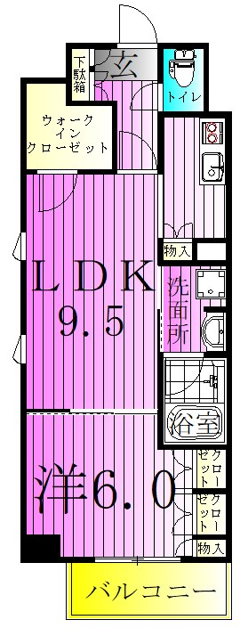 パレステージ江北３東館 間取り図