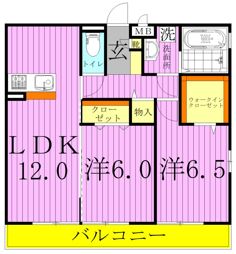 Ｇｒａｎｄ　Ｃｈａｒｉｏｔ 間取り図