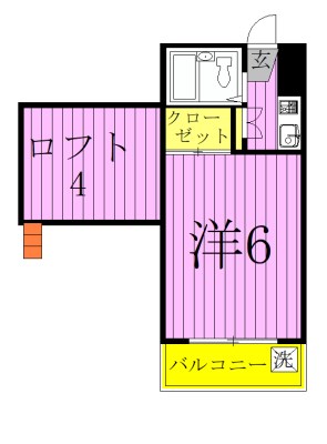 ノーリーズン柏 101号室 間取り