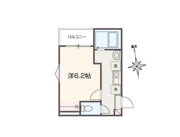 Fiorito六実 201号室 間取り