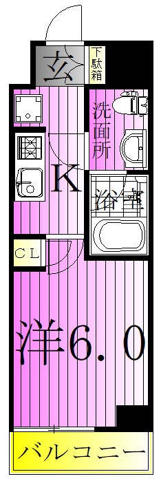 ジェノヴィア綾瀬スカイガーデン 間取り図
