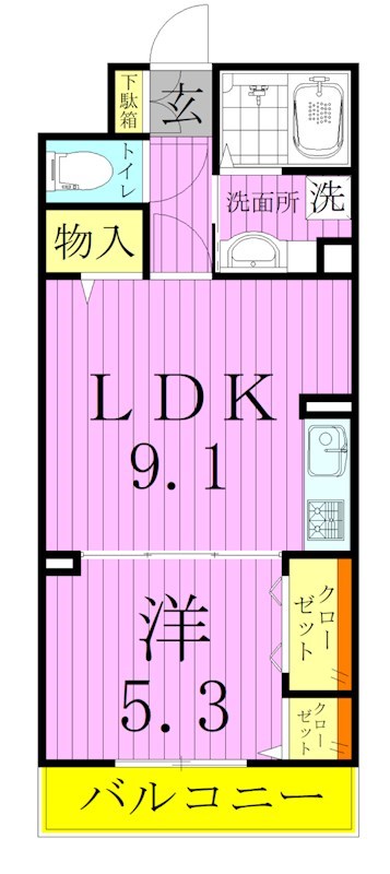 Ｖｉｖａｃｅ（ヴィヴァーチェ） 間取り図