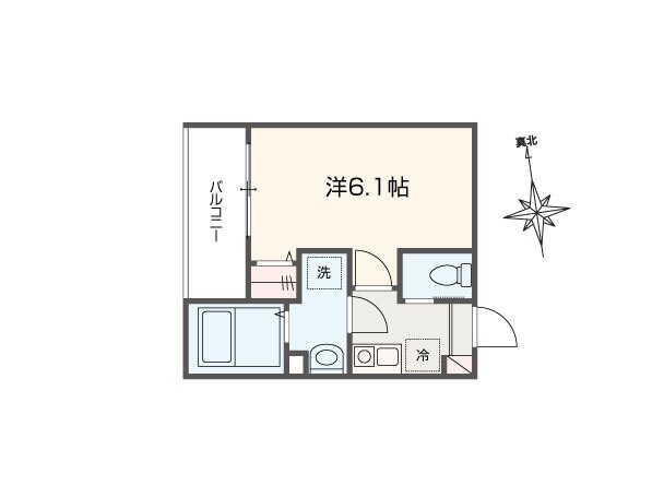 Fiorito六実 202号室 間取り
