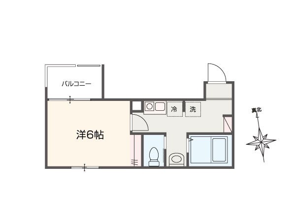 Fiorito六実 104号室 間取り