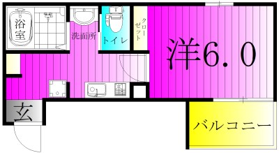 Fiorito六実 304号室 間取り