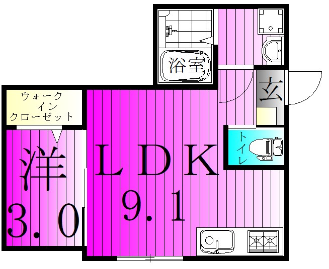 KEIAI　RESIDENCE　元山 間取り