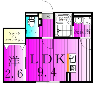 KEIAI RESIDENCE 元山Ⅱ 間取り