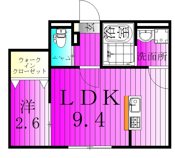 KEIAI RESIDENCE 元山Ⅱ 間取り