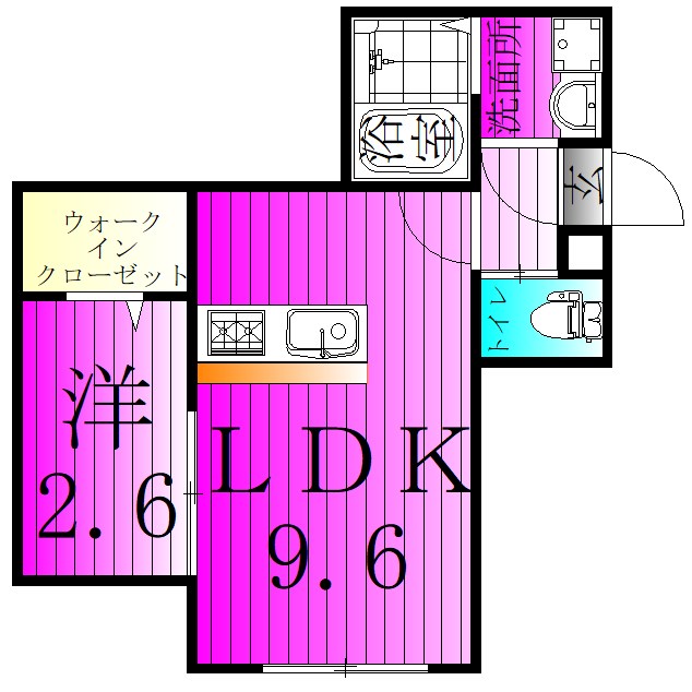 KEIAI RESIDENCE 元山Ⅱ 間取り