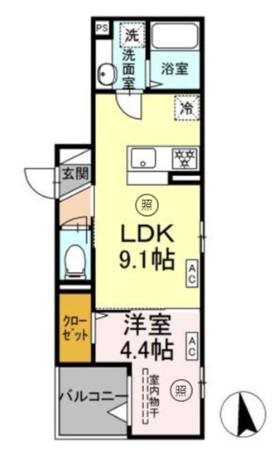 グラナーデ南千住 間取り図