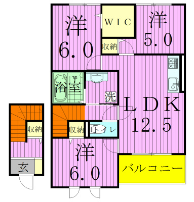 ルガーナ　グランデ 間取り図