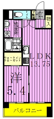 サニーコート東綾瀬 間取り図