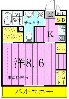 リブリ・クレイン柏 間取り