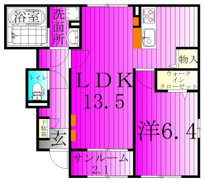 コンフォートＤ 間取り