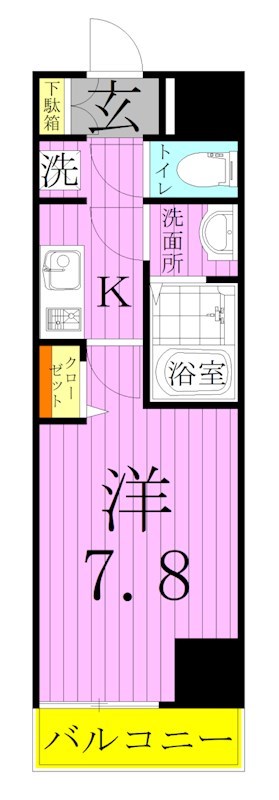 ラフィスタ大師前ＥＡＳＴ  間取り図