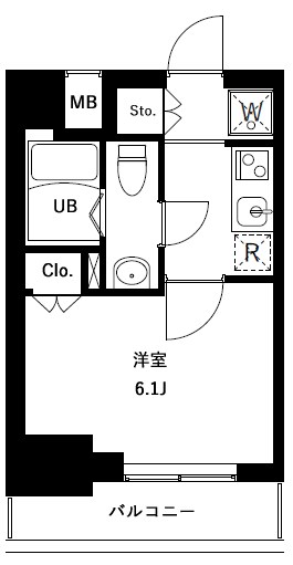アーバンパークお花茶屋 間取り図