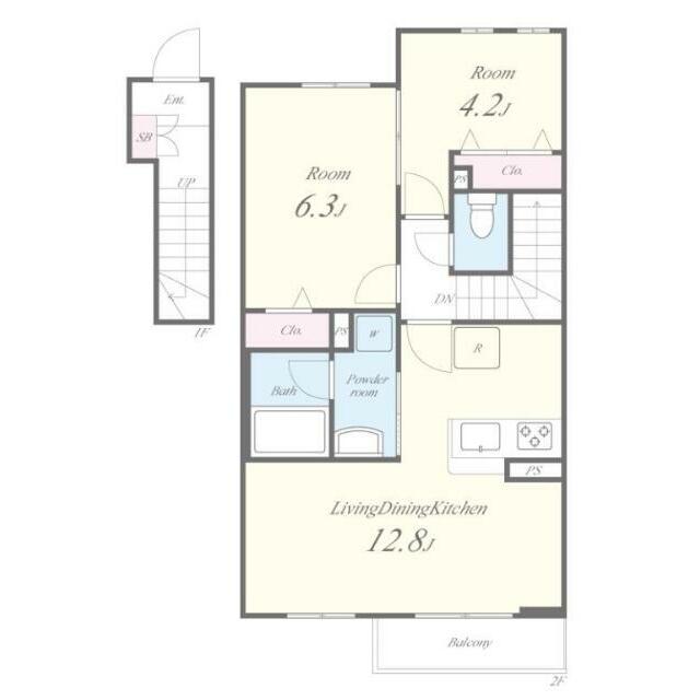 さくらスレーヌ 間取り図