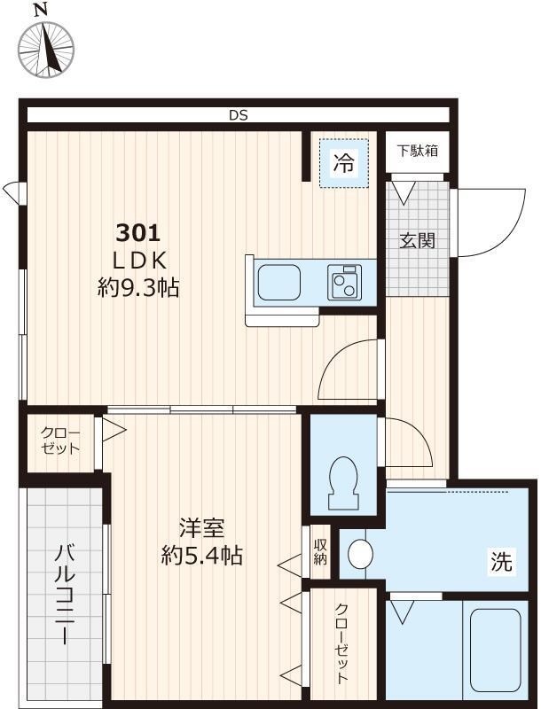 フィカーサ神領堀 間取り図