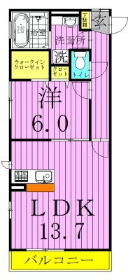 エトワール（興野) 間取り図