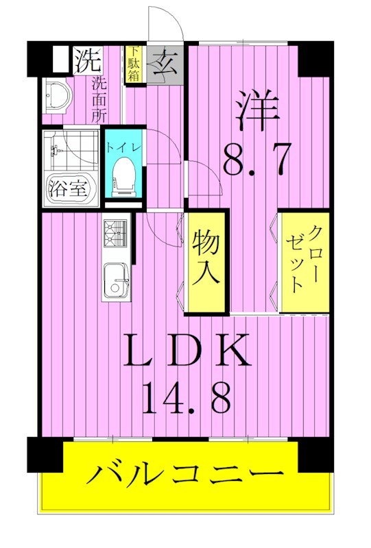 レジデンス・フォンテーヌ 間取り図