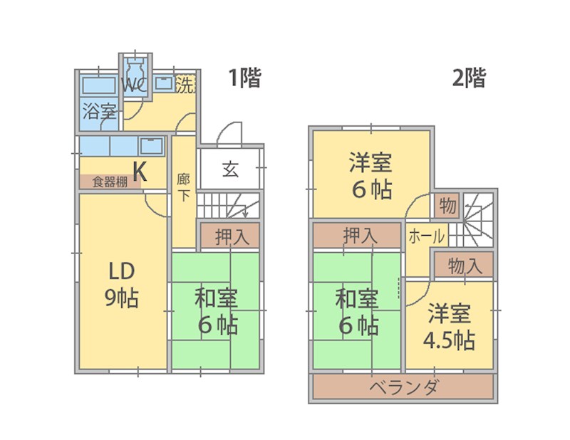 五香南２丁目一戸建 間取り