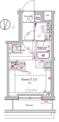 AZEST金町 間取り図