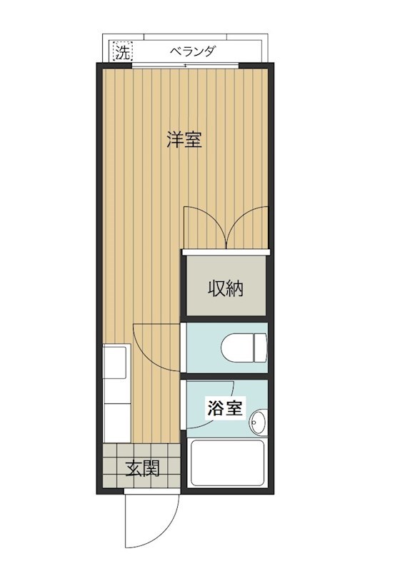 第2中村マンション 間取り図