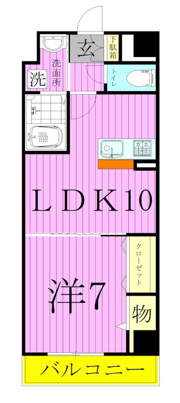 プラシード 間取り図